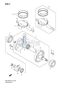 RM-Z450 (E19) drawing CRANKSHAFT