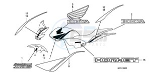 CB600FAA Europe Direct - (ED / ABS) drawing MARK