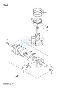 GSF650 (E2) Bandit drawing CRANKSHAFT