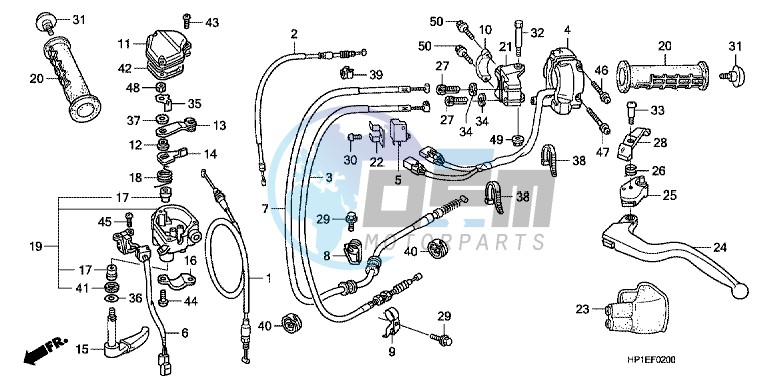 HANDLE LEVER/ SWITCH/ CABLE