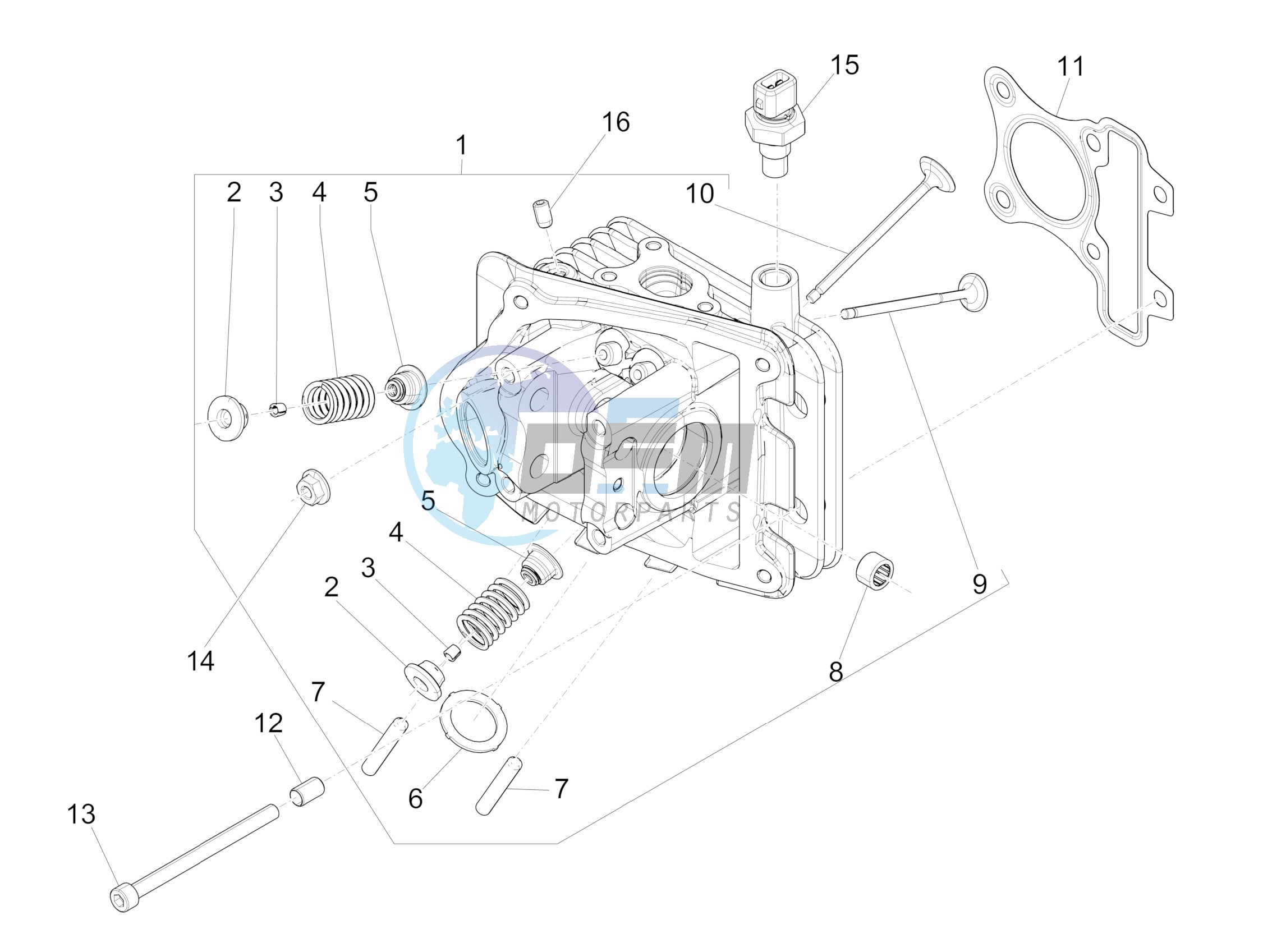 Cylinder head unit - Valve