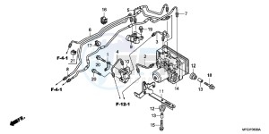 CB600FAB drawing ABS MODULATOR