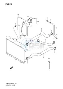 LT-A700X (P17) drawing RADIATOR HOSE