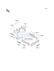 KAF 620 A6 [MULE 2510 4X4] (A6) [MULE 2510 4X4] drawing DECALS-- GREEN- -