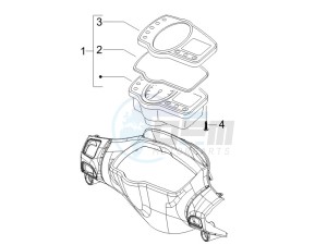 Runner 50 SP drawing Meter combination - Cruscotto