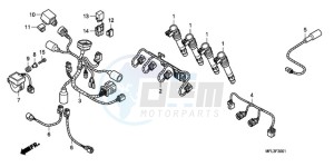 CBR1000RR9 Australia - (U / MME PSW SPC) drawing SUB HARNESS (CBR1000RR)