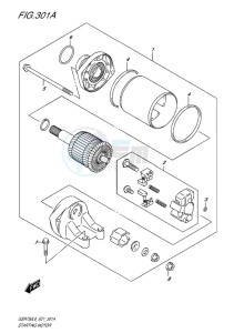 GSR750 EU drawing STARTING MOTOR