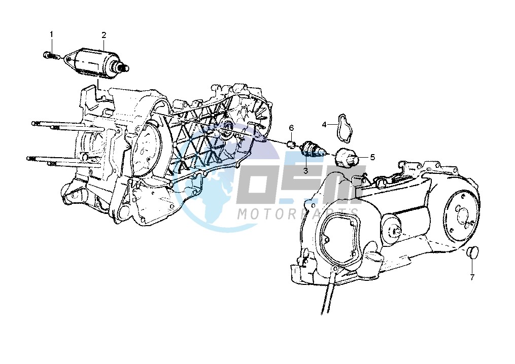 Starting motor