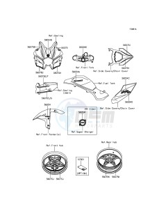 NINJA H2 ZX1000NGF XX (EU ME A(FRICA) drawing Decals