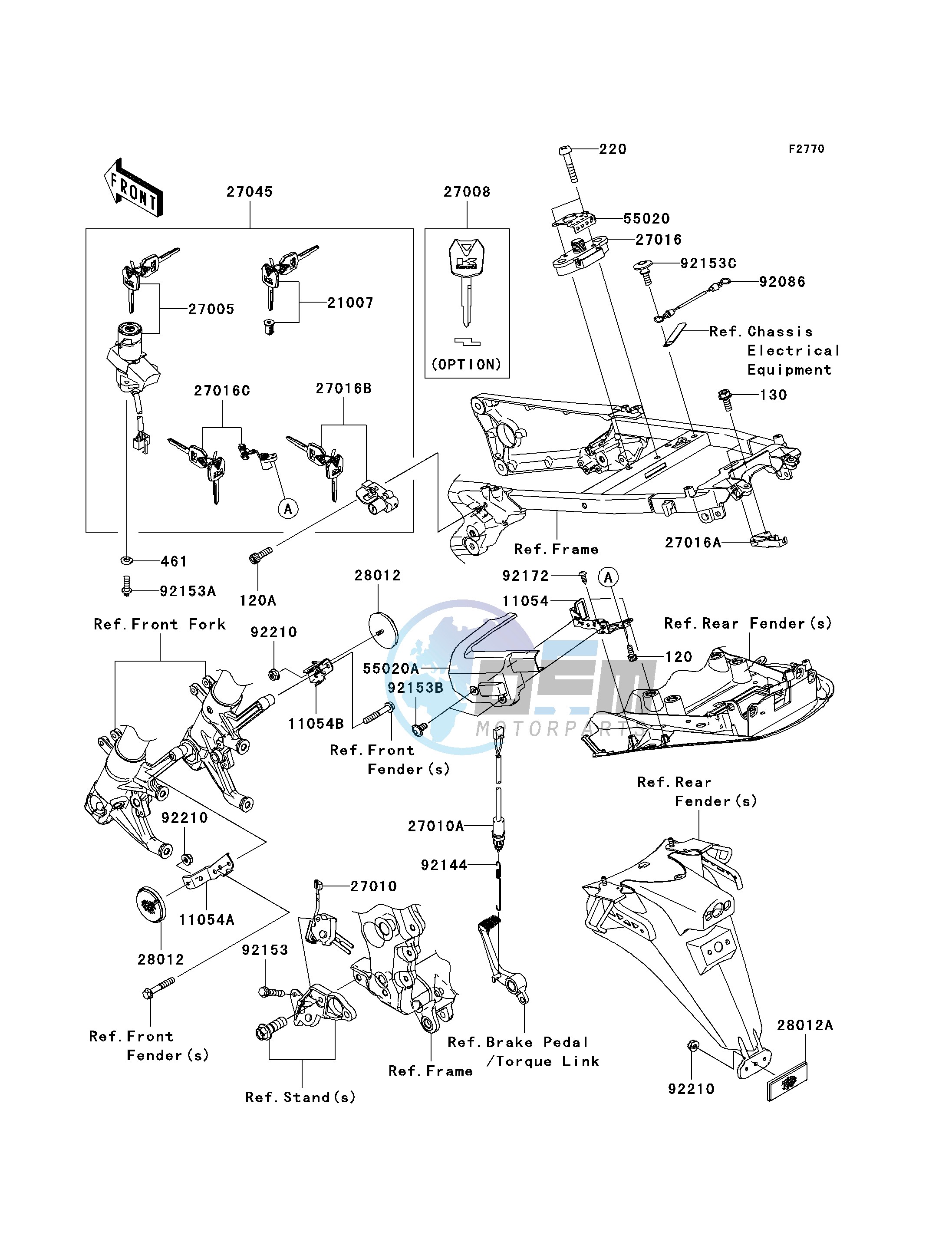 IGNITION SWITCH_LOCKS_REFLECTORS