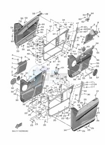 YXF1000EWS YX10FRPSN (B4JC) drawing SIDE COVER