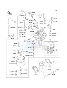 KAF 300 C [MULE 550] (C6-C7) [MULE 550] drawing CARBURETOR