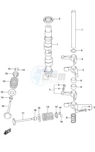 DF 9.9A drawing Camshaft w/Remote Control