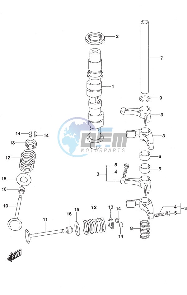 Camshaft w/Remote Control