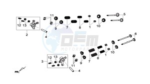 MAXSYM 600I drawing VALVES