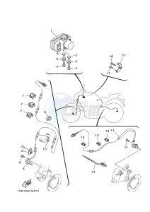 MT07A MT-07 ABS 700 (1XBA 1XBB) drawing ELECTRICAL 3