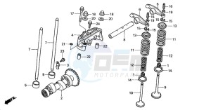 TRX350FM RANCHER 4X4 drawing CAMSHAFT