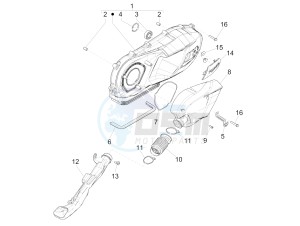 Liberty 150 iGet 4T 3V ie ABS (EMEA) drawing Crankcase cover - Crankcase cooling