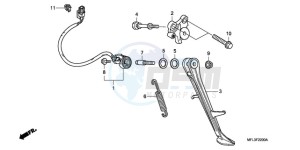 CBR1000RRA F / CMF drawing STAND