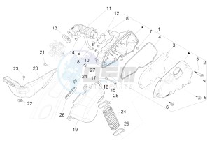 Sprint Sport 150 4T 3V iGet ABS (EMEA) drawing Air filter