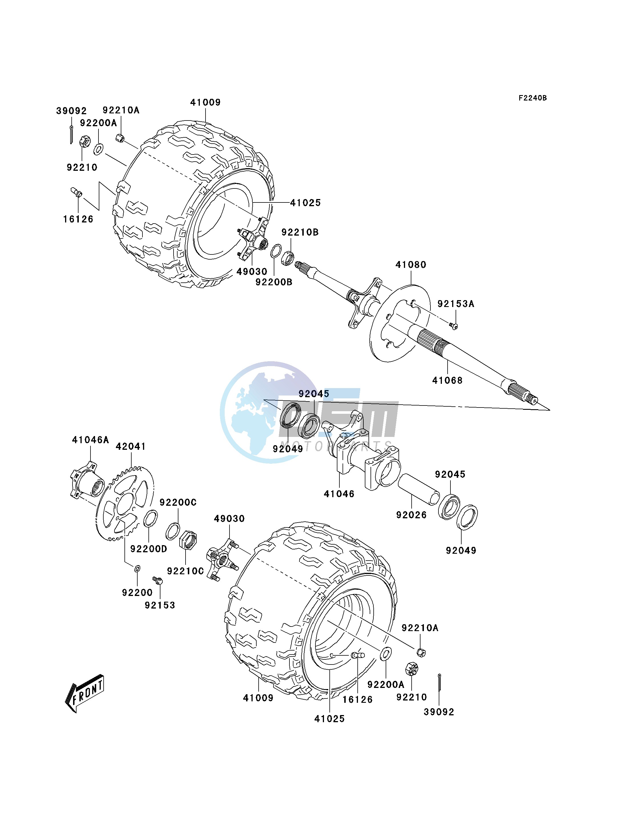 REAR HUB-- A3- -