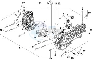 GTS 250 ABS UK drawing Crankcase