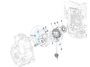 X7 300 ie Euro 3 drawing Flywheel magneto