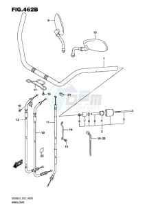 VL800 INTRUDER EU drawing HANDLEBAR