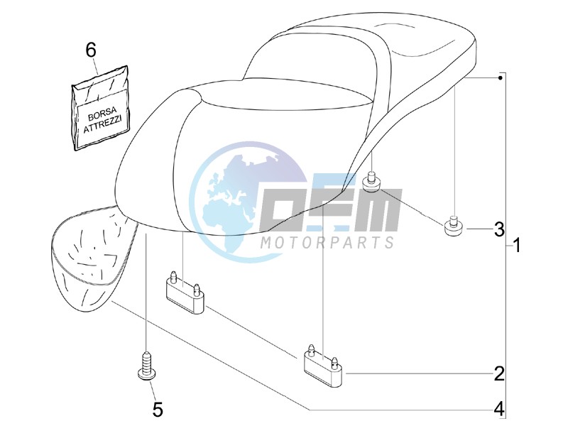 Saddle seats - Tool roll