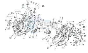 MXV 450 Cross drawing Crankcase I