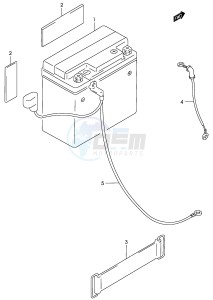 GZ125 (P4) drawing BATTERY