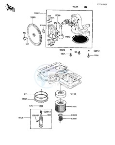 KZ 1000 K [LTD] (K1-K2) [LTD] drawing OIL PUMP_OIL FILTER