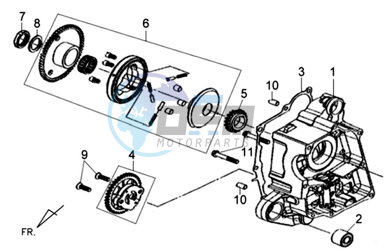 CRANKCASE RIGHT