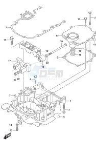 DF 60A drawing Engine Holder High Thrust