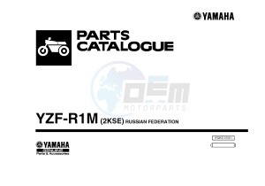 YZF-R1M 998 R4 (2KSE) drawing .1-Front-Page