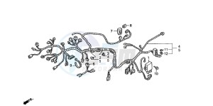 ST1100A drawing WIRE HARNESS (ST1100L/M/N/P/R)