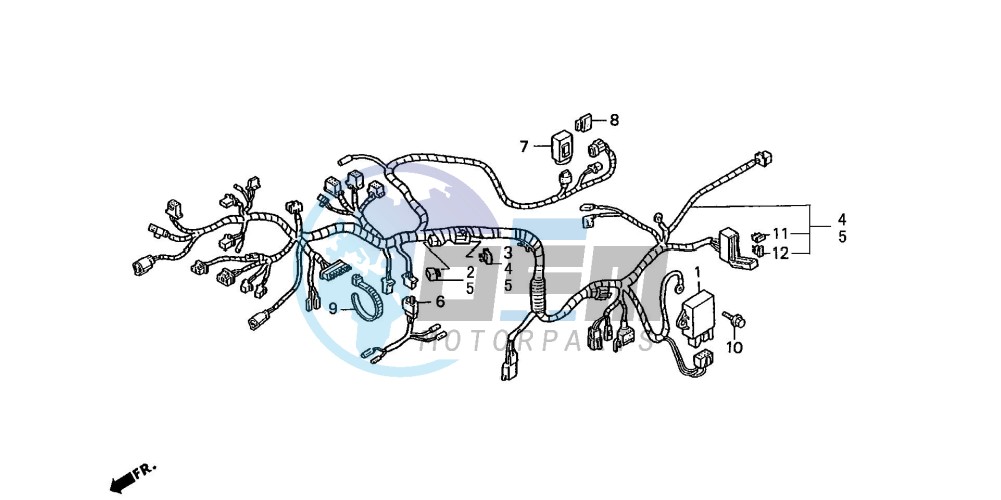 WIRE HARNESS (ST1100L/M/N/P/R)