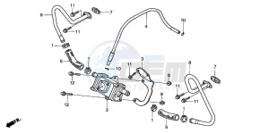 CB500S drawing AIR SUCTION VALVE