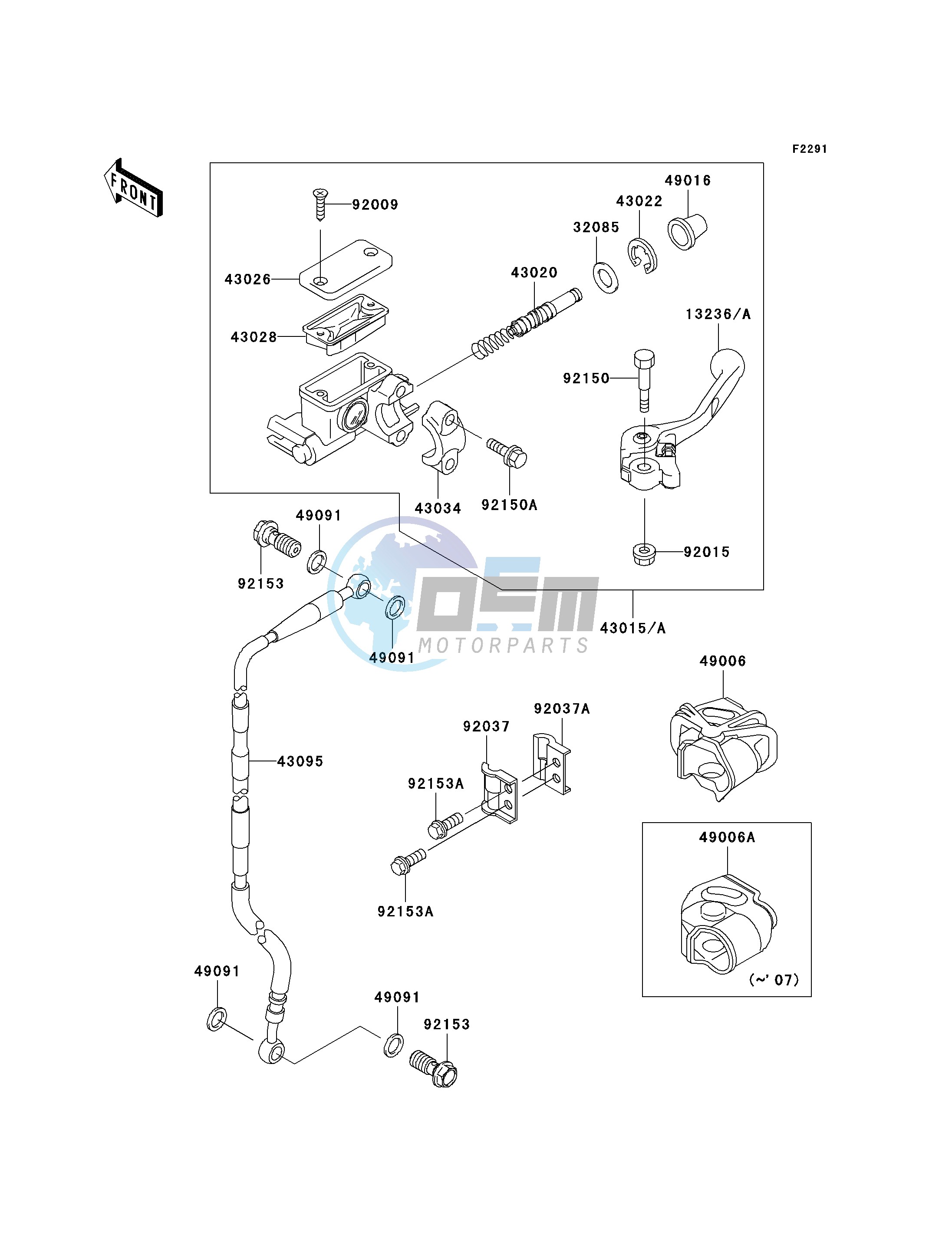 FRONT MASTER CYLINDER