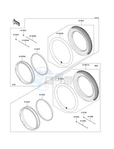 BR 125 B [WIND 125] (B2) B2 drawing TIRES