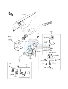 JH 750 B [SUPER SPORT XI] (B1-B3) [SUPER SPORT XI] drawing HANDLEBAR-- JH750-B1- -