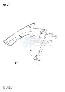 DL1000 (E28) V-Strom drawing FRAME COVER