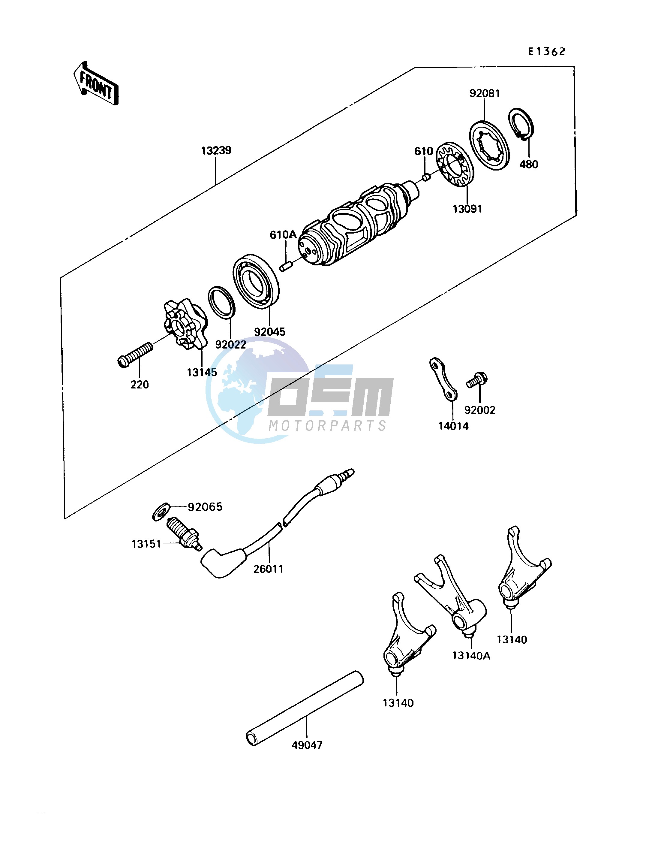 CHANGE DRUM_SHIFT FORK