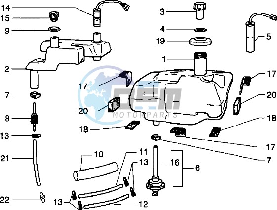 Fuel tank - Oil tank