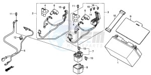 CB600FA CB600FA drawing BATTERY