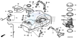 GL18009 Europe Direct - (ED / AB NAV) drawing FUEL TANK