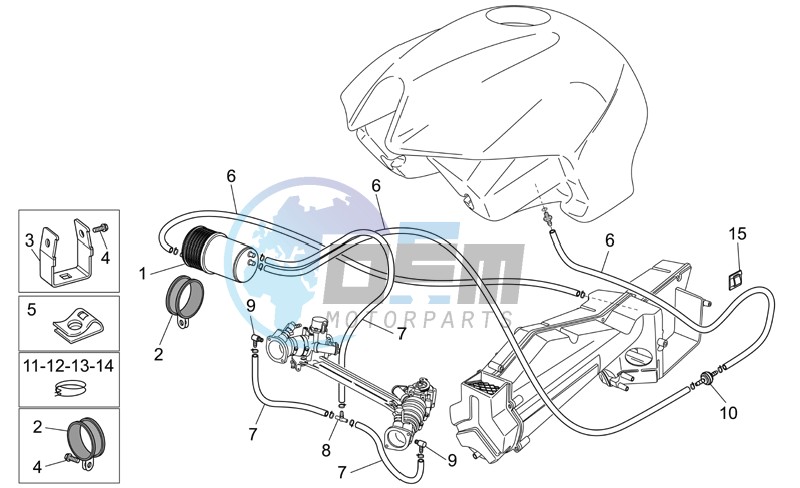 Fuel vapour recover system