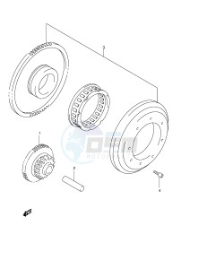 DL650 (E2) V-Strom drawing STARTER CLUTCH