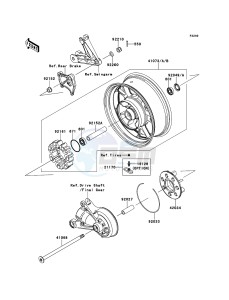 1400GTR_ABS ZG1400CCF FR GB XX (EU ME A(FRICA) drawing Rear Hub