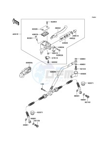 KVF650_4X4 KVF650DBF EU GB drawing Front Master Cylinder